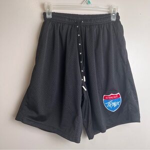 Trinx "Interstate" Basketball Shorts in Black Size Medium NWOT
